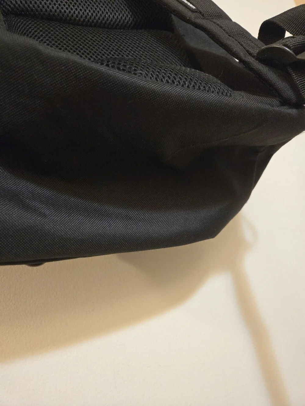 Steve Madden Black Backpack with Brown Accents